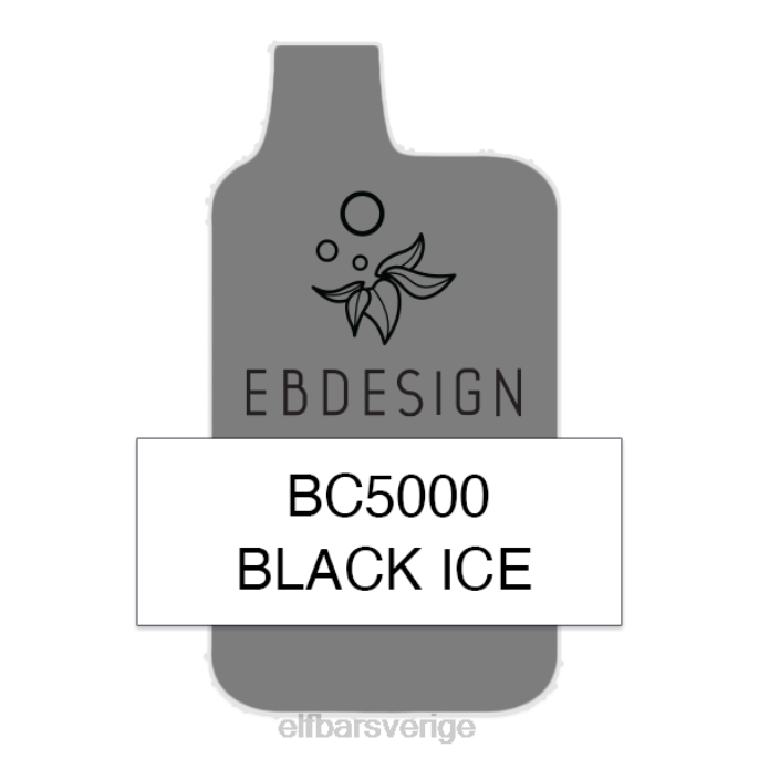 ELFBAR black ice 5000 konsument - singel N40D56 e-cigg